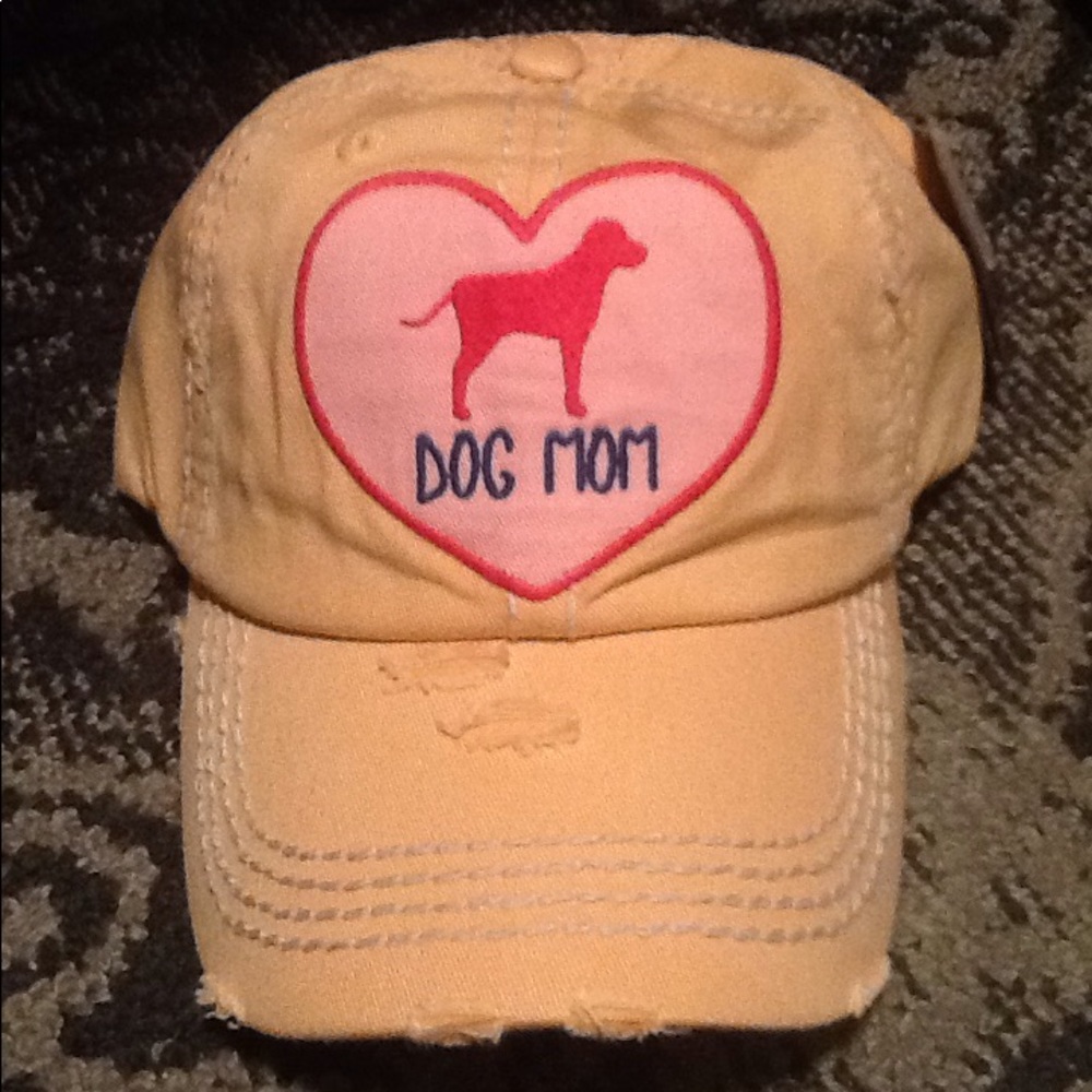 Washed & Distessed Dog Mom Cap